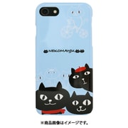 ABF13105iSE3 [iPhone SE（第3世代）/SE（第2世代）/8/7/6s/6用 ネコマンジュウケース スケッチ ブルー]