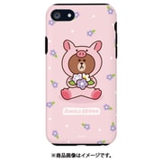 KCL-DPB002iSE3 [iPhone SE（第3世代）/SE（第2世代）/8/7/6s/6用 ケース LINE FRIENDS JUNGLE ブタ]