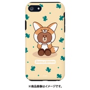 KCL-DFB002iSE3 [iPhone SE（第3世代）/SE（第2世代）/8/7/6s/6用 ケース LINE FRIENDS JUNGLE キツネ]