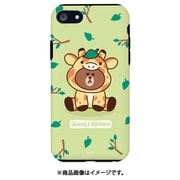KCL-DGB002iSE3 [iPhone SE（第3世代）/SE（第2世代）/8/7/6s/6用 ケース LINE FRIENDS JUNGLE キリン]