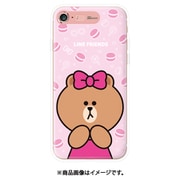 KCL-LCH002iSE3 [iPhone SE（第3世代）/SE（第2世代）/8/7/6s/6用 LINE FRIENDS LIGHT UP CASE チョコマカロン]