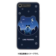 KCL-LBR002iSE3 [iPhone SE（第3世代）/SE（第2世代）/8/7/6s/6用 LINE FRIENDS LIGHT UP CASE ブラウン]