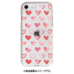 DS22725iSE3 [iPhone SE（第3世代）/SE（第2世代）/8/7/6s/6用 ソフトクリアケース ハート/ウォーター]