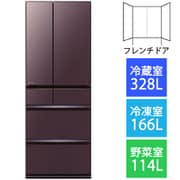 冷蔵庫 （608L・フレンチドア） 6ドア WZシリーズ 除菌機能 フロストグレインブラウン MR-WZ61H-XT
