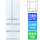 冷蔵庫 （517L・フレンチドア） 6ドア WXシリーズ 除菌機能 クリスタルホワイト MR-WX52H-W