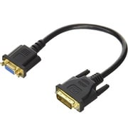 DVI→VGA変換ケーブル 0.2m DVVGA-20H