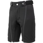 SOFT SHELL 1/2 PANTS DWUUJD62 BLK Mサイズ [スキー ミドルウェア ハーフパンツ]