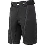 SOFT SHELL 1/2 PANTS DWUUJD62 BLK Lサイズ [スキー ミドルウェア ハーフパンツ]