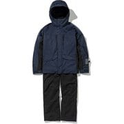 SNOW SLOPE SKI SUITS ESM222P17 NAVY Lサイズ [スキーウェア 上下セット メンズ]