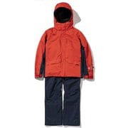 SNOW SLOPE SKI SUITS ESM222P17 RED Mサイズ [スキーウェア 上下セット メンズ]
