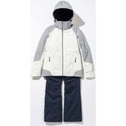 ALL DAY SNOW SUITS ESW222P57 WHITE Lサイズ [スキーウェア 上下セット レディース]
