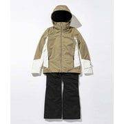ALL DAY SNOW SUITS ESW222P57 BEIGE Mサイズ [スキーウェア 上下セット レディース]