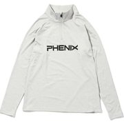 RETRO70 1/2 ZIP TEE ESM22LS12 Gray XLサイズ [スキー ミドルウェア]