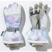 Snow 5Finger Girl's Glove ESG22GL60 White JSサイズ [スキー グローブ ジュニア]