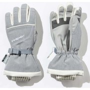 Snow 5Finger Girl's Glove ESG22GL60 Heather Gray JSサイズ [スキー グローブ ジュニア]