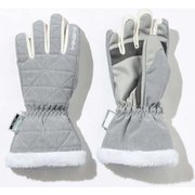 STAR JEWEL 5Fin Girl's Glove ESG22GL61 Heather Gray JMサイズ [スキー グローブ ジュニア]