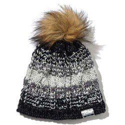 Gradation Fur BEANIE ESG22HW60 Black [ニットキャップ ビーニー ジュニア]
