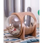xmz005dbr [MYZOO〈マイズー〉宇宙船アルファ ネコハウス（ウォールナット）]
