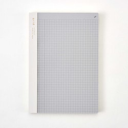 isshoni.ノート ナンバー A5 方眼 クリア R1744