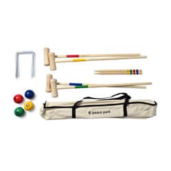 36669015 [NATURAL WOOD CROQUET SET]