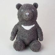 オーガニックコットン草木染め ツキノワグマのぬいぐるみ M [キャラクターグッズ]