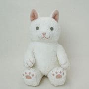 オーガニックコットン しろネコのぬいぐるみ M [キャラクターグッズ]