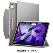 ESR Ascend Trifold with Clasp for iPad Air（第5世代）/Air（第4世代） [三つ折りスマートケース Pencil 2収納可能 Grey]