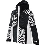 プリント アウター ジャケット PRINT OUTER JACKET ONJ95P43 100P009Pホワイト×ブラック Mサイズ [スキーウェア ジャケット]