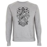 605055-000030 [CREST GREY CREWNECK SWEATSHIRT（クルーネック スウェット） サイズ：S]