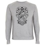 605055-000032 [CREST GREY CREWNECK SWEATSHIRT（クルーネック スウェット） サイズ：L]