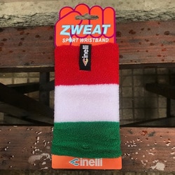 605090-0500200 [ZWEAT SPORT WRISTBAND（リストバンド） ITALIAN FLAG サイズ： 15cm x 8cm]