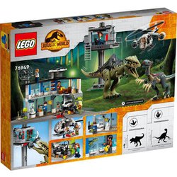 定番から最新 LEGO76949 ジュラシックW ギガノトサウルスとテリジノ