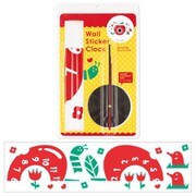 ウォールステッカークロック りんご 96542