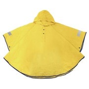 86323 [キッズレインポンチョ イエロー×ネイビー]