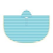 98714 [レインポンチョ KIDS ボーダー ブルー]