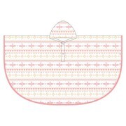 98761 [レインポンチョ LADYS キリム ライトピンク]