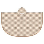 98752 [レインポンチョ LADYS チェック ベージュ]