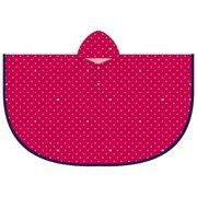 98755 [レインポンチョ LADYS ドット レッド]