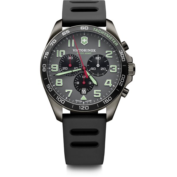 ビクトリノックス スイスアーミー VICTORINOX SWISS ARMY241891 [FieldForce Sport Chrono（フィールドフォース スポーツ クロノ） グレー PVD ラバーストラップ 正規品 5年保証]Ω