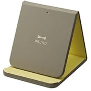 ワイヤレスチャージャー 折りたたみスタンド グレージュ×イエロー BDE048-GRG-YE