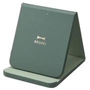 ワイヤレスチャージャー 折りたたみスタンド カーキ×グリーン BDE048-KH-GR