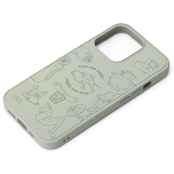 PG-WMGPT21N01TAJ [iPhone 13 Pro用 MagSafe対応 ハイブリッドケース トムとジェリー/グリーン]