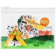 キャラクターグッズ S8584257 にゃんこ日和 ケース付シール キャンプ
