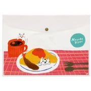 S8726094 にゃんこ日和 フラットケース 洋食屋 オムライス [キャラクターグッズ]
