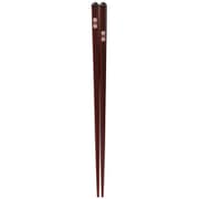 塗箸 梅花 21cm 朱 TO-667