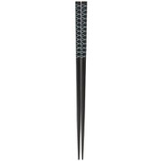 塗箸 ラメ波紋 23cm ライトブルー TO-616