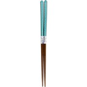 塗箸 桜パール 23cm ブルー TO-763