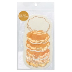 S2089483 gochisou ダイカットポストカード お菓子（1） [キャラクターグッズ]