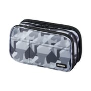 海外版 ペンケース ブックタイプ トリプル アイスグレー カモフラージュ A7556-135