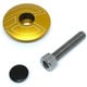 自転車 ロードバイク トップキャップ TOP CAP GOLD WITH BOLT ＆ PLUG （ゴールド） 605010-TCAPGOL